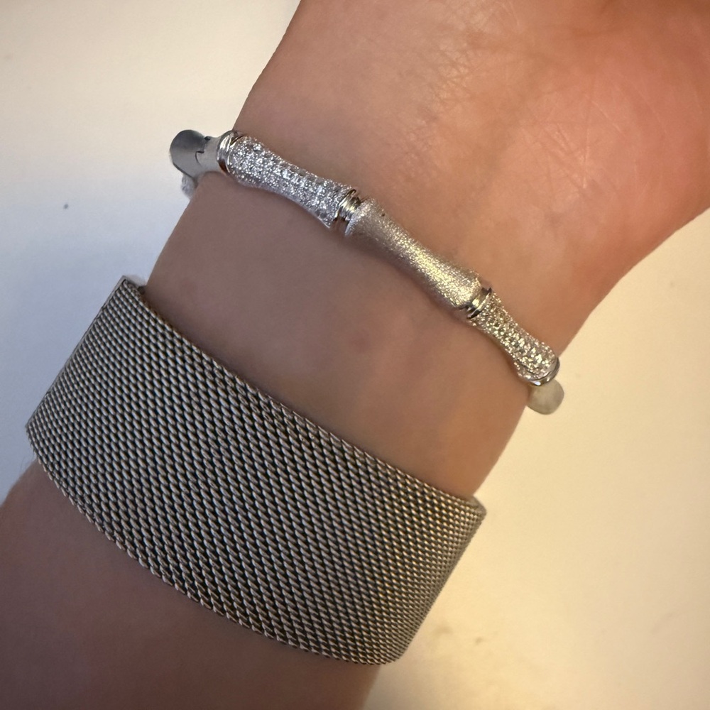 Moissanite Bracelet in 925 sterling silver